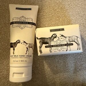 Beekman 1802 Goat Milk Hand Cream & Soap - Cream, White